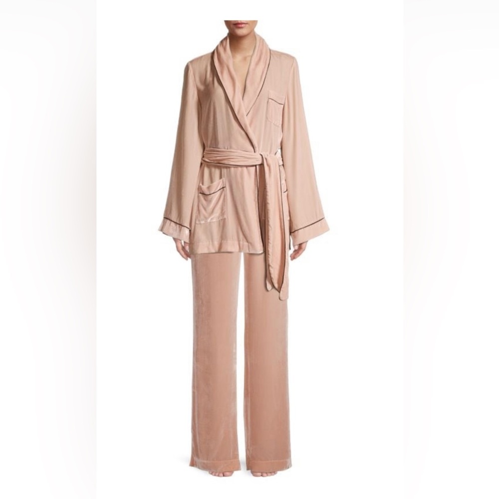 Sleeping with Jacques Velvet Set (Robe and Pants)